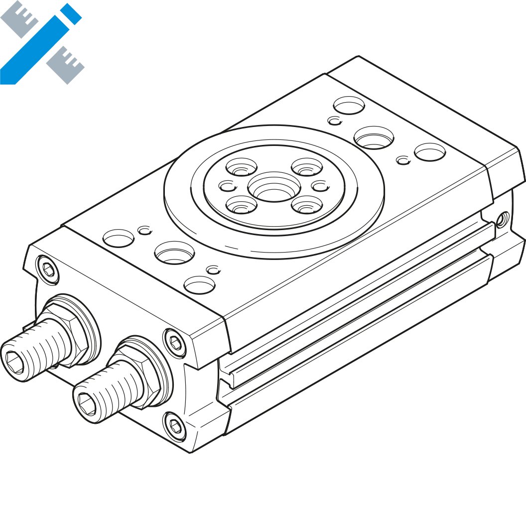 Semi-rotary drive