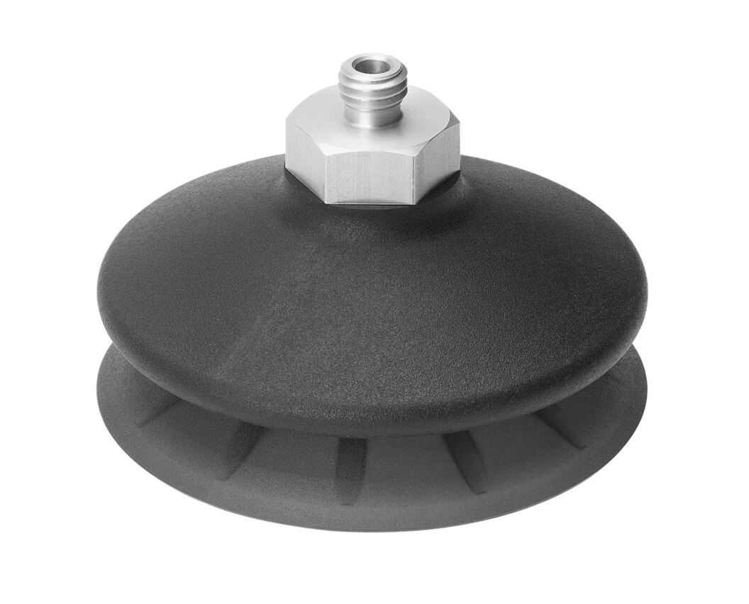 Suction cup with connection