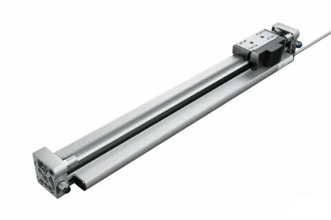 Rodless drive DGCI with displacement encoder