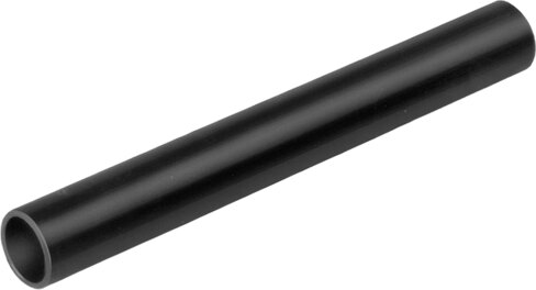 Plastic-coated metal tube