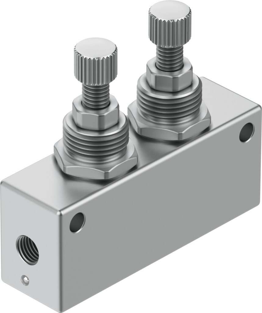 One-way flow control valve