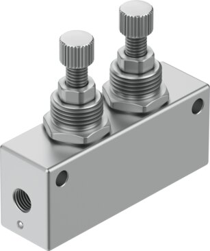 One-way flow control valve