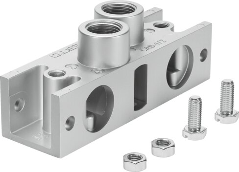 Sub-base for cassette valves