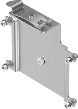 DIN rail attachment