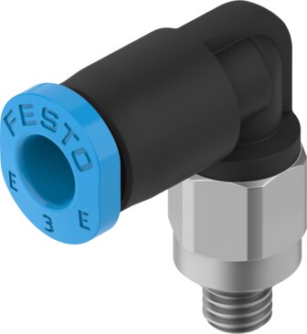 Push-in L-fitting