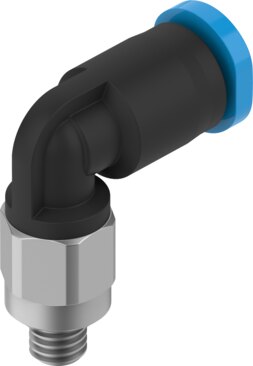Push-in L-fitting