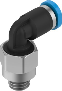 Push-in L-fitting