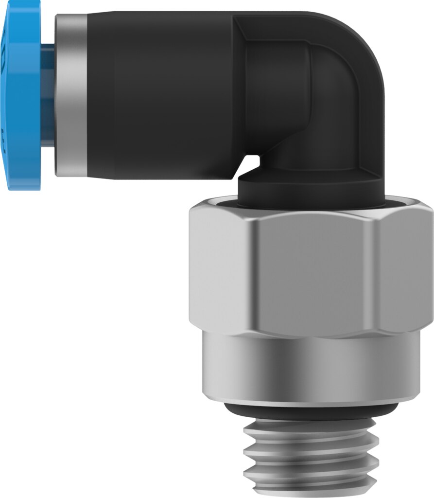 Push-in L-fitting