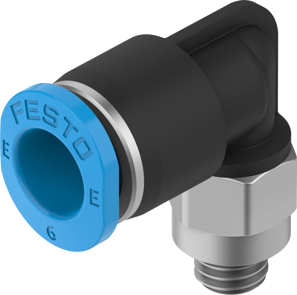 Push-in L-fitting