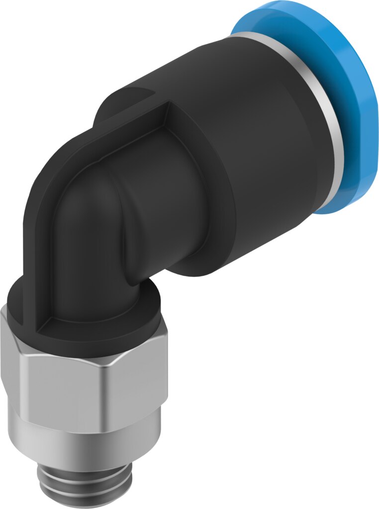 Push-in L-fitting