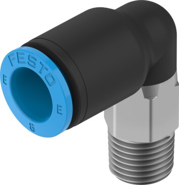 Push-in L-fitting