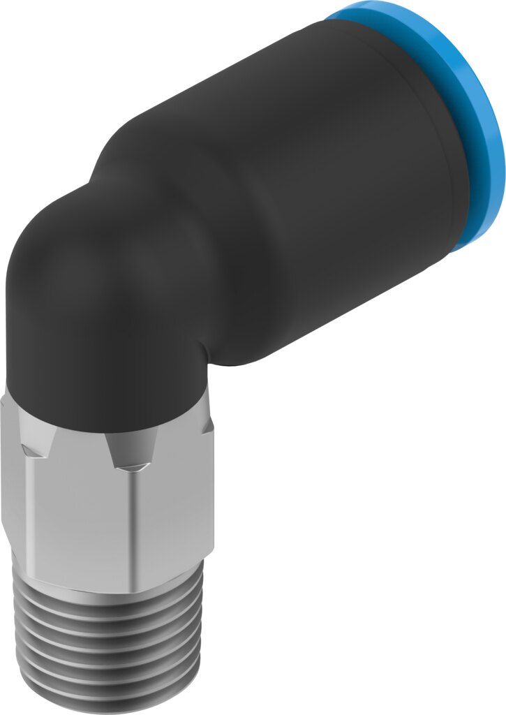 Push-in L-fitting