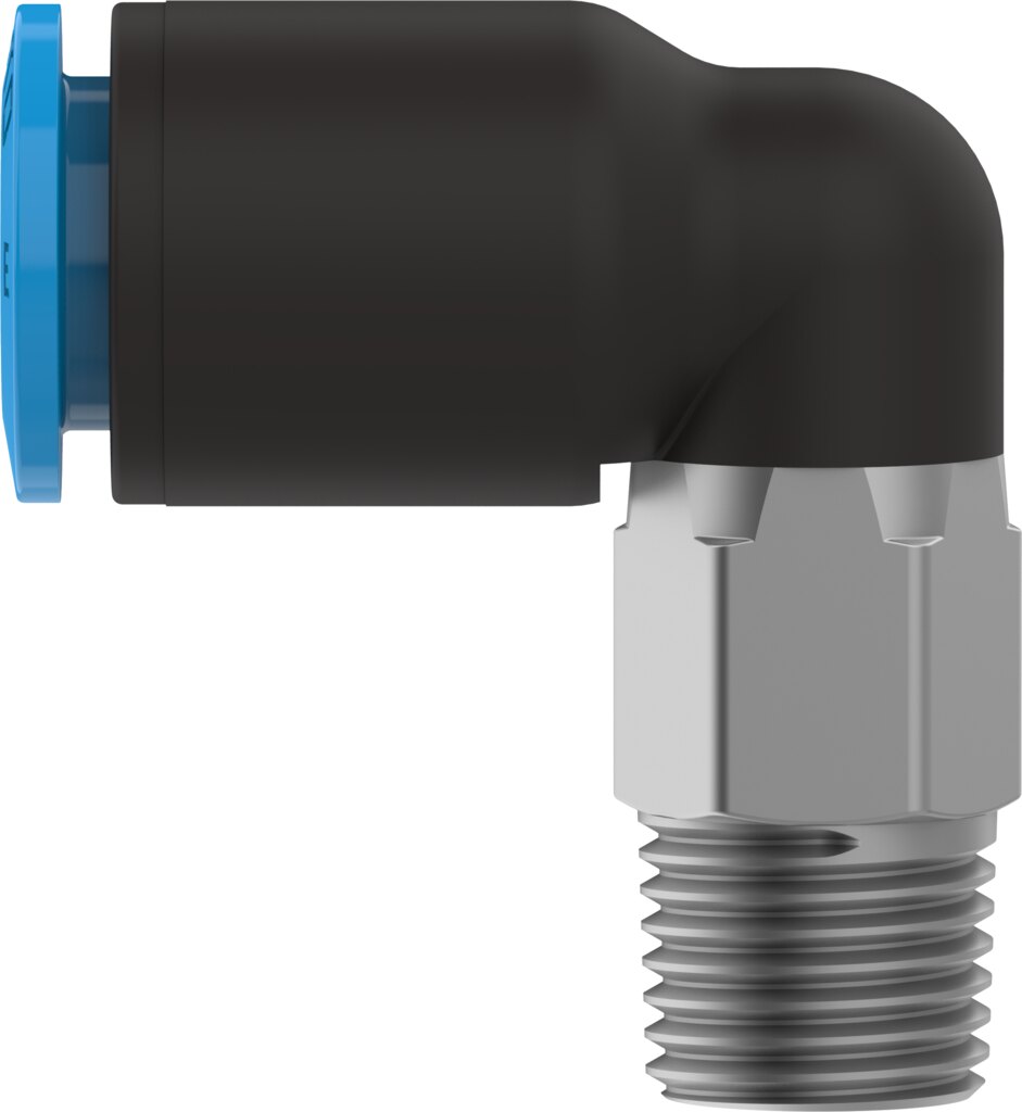 Push-in L-fitting