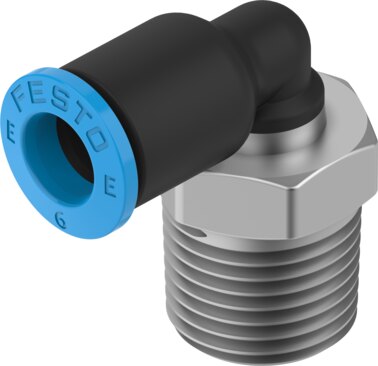 Push-in L-fitting