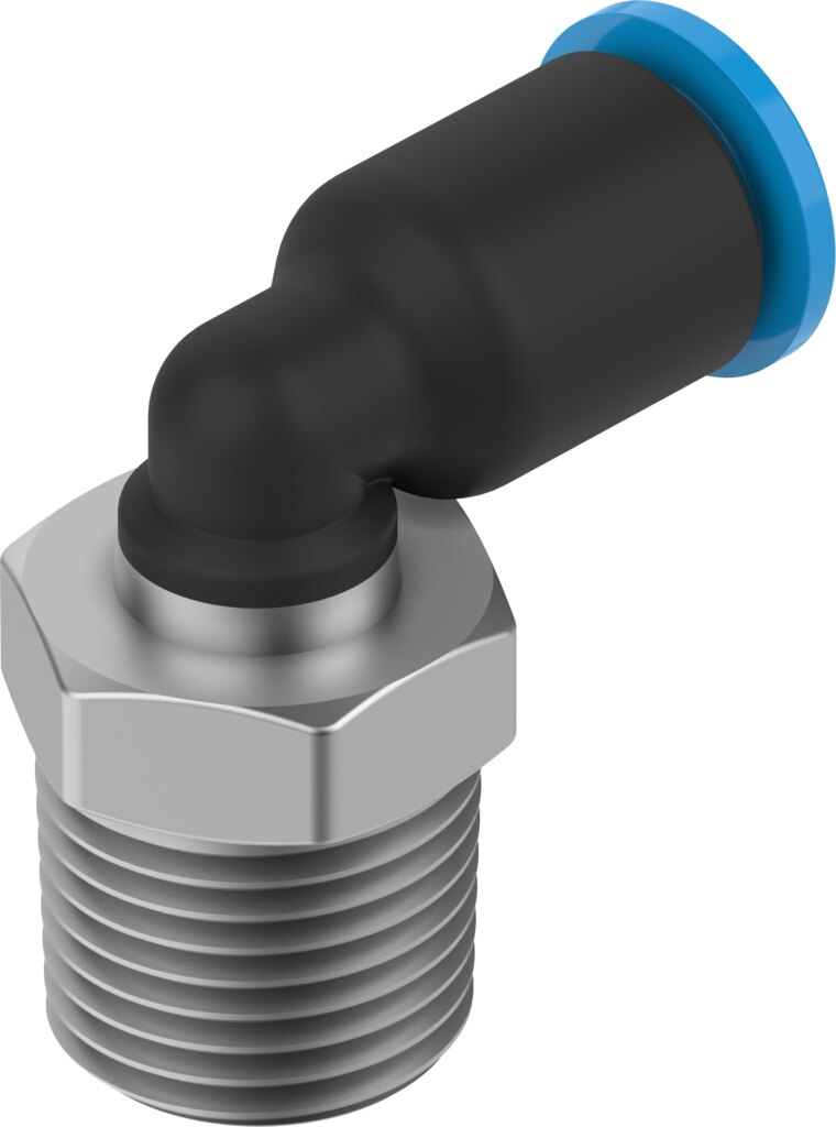 Push-in L-fitting