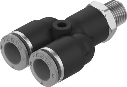Push-in Y-fitting