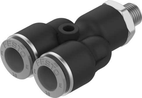 Push-in Y-fitting