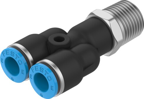 Push-in Y-fitting