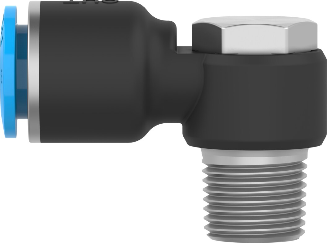 Push-in L-fitting