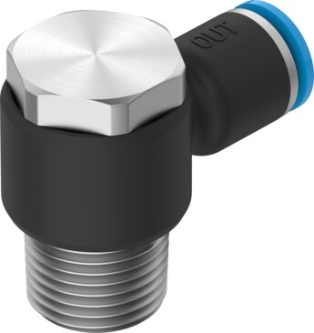 Push-in L-fitting