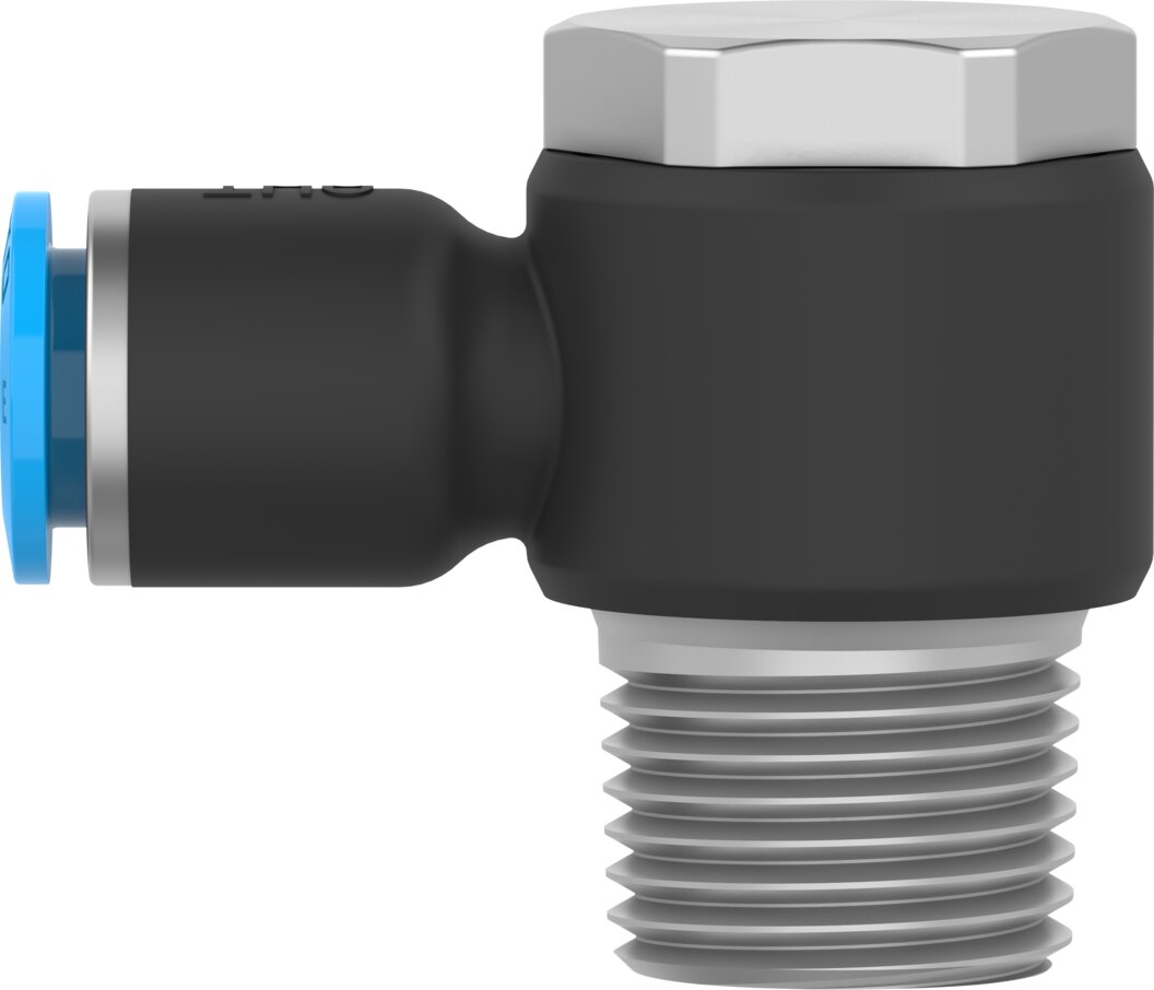 Push-in L-fitting