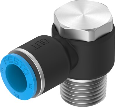 Push-in L-fitting