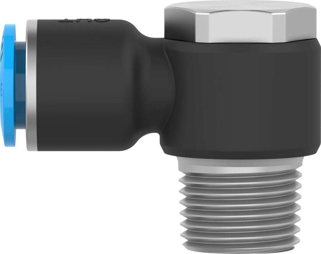Push-in L-fitting