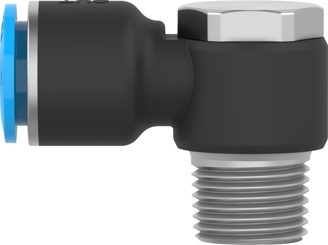 Push-in L-fitting
