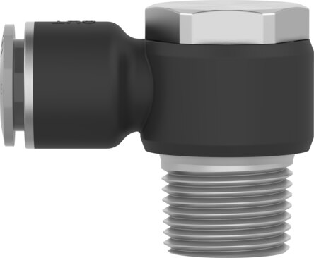 Push-in L-fitting