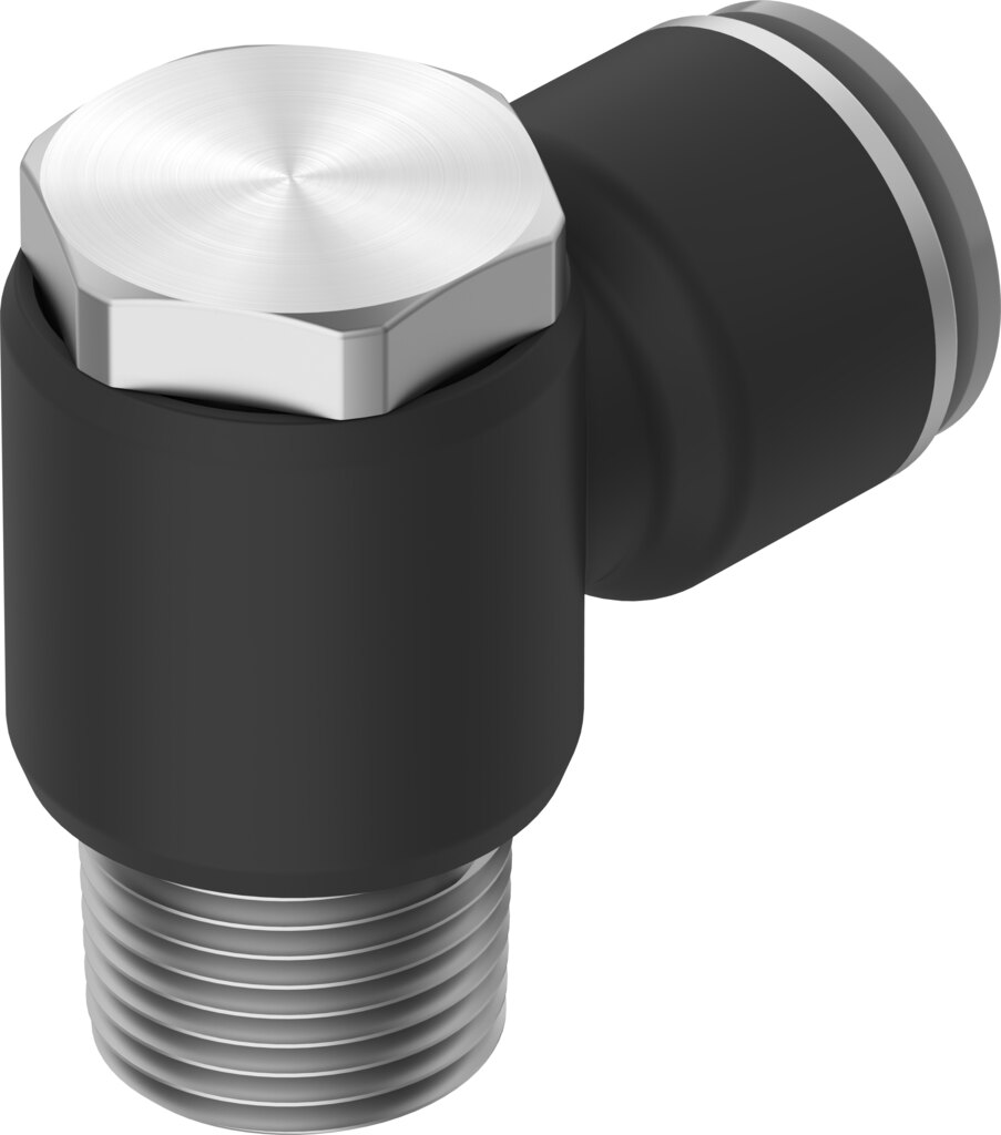 Push-in L-fitting