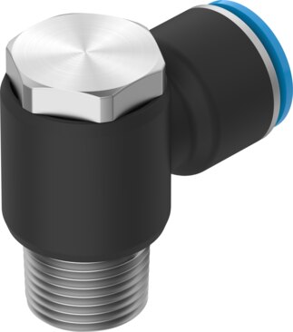 Push-in L-fitting