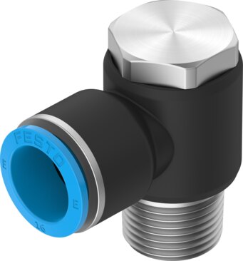 Push-in L-fitting