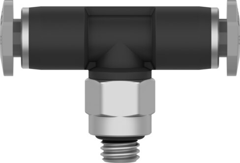 Push-in T-fitting