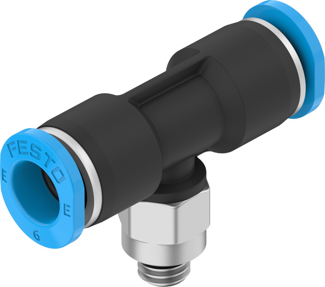 Push-in T-fitting
