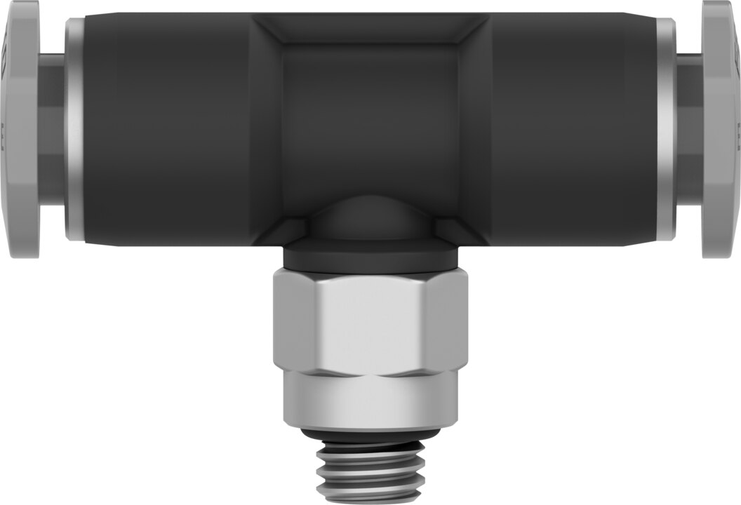 Push-in T-fitting