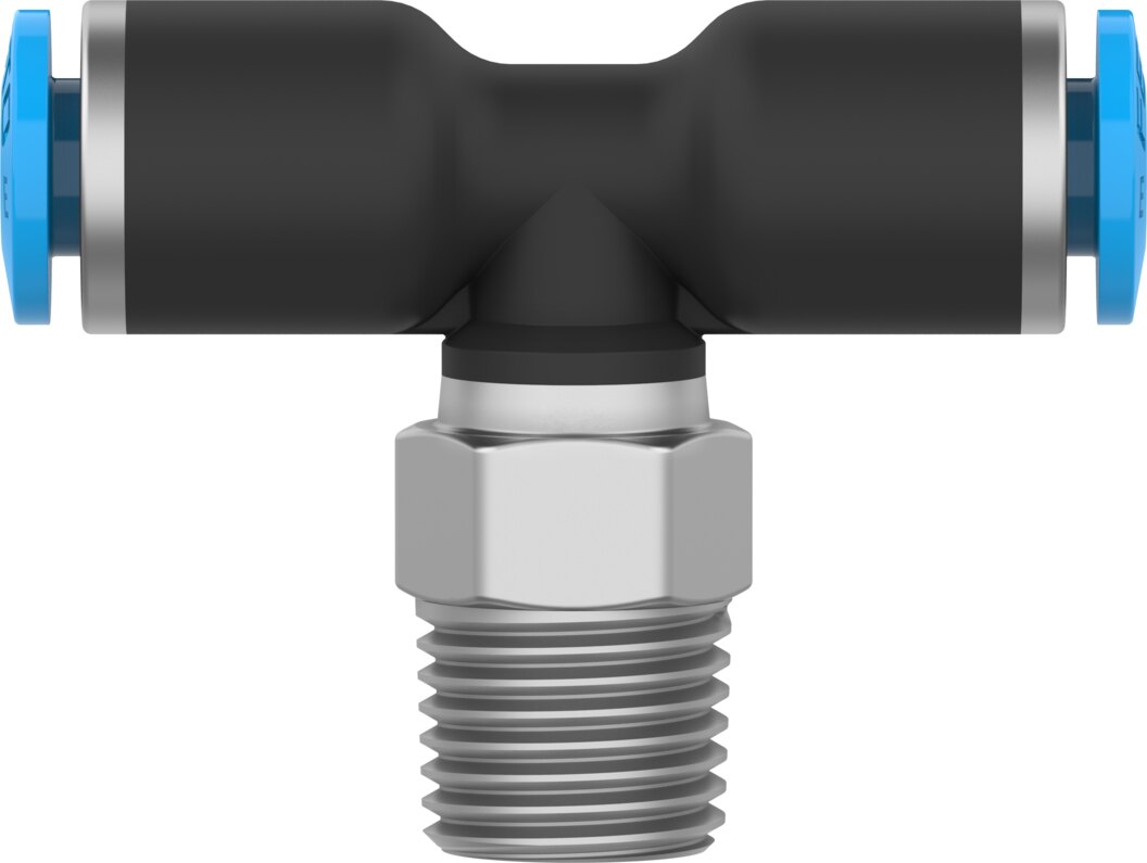 Push-in T-fitting