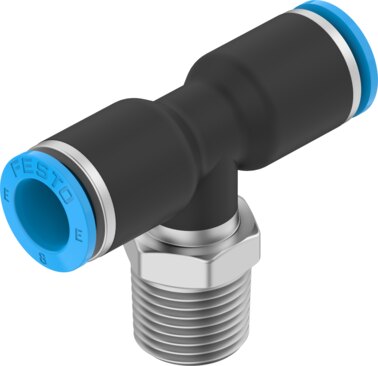 Push-in T-fitting
