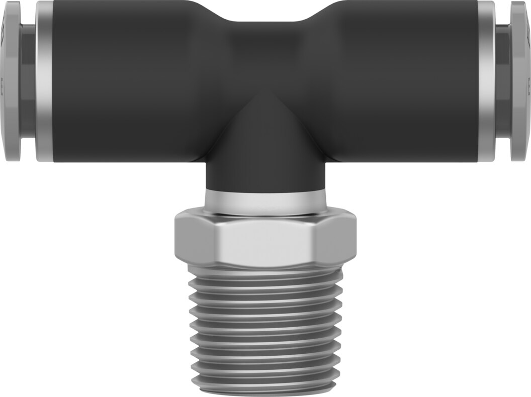 Push-in T-fitting