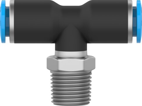 Push-in T-fitting