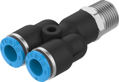 Push-in Y-fitting