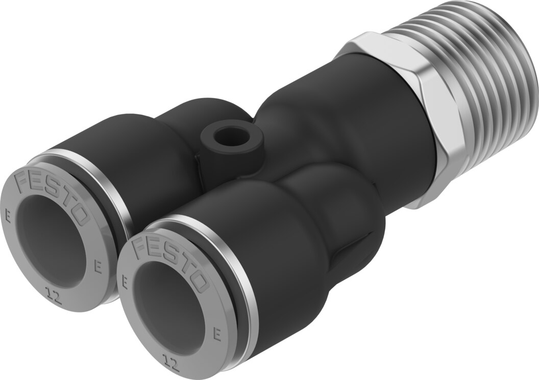 Push-in Y-fitting