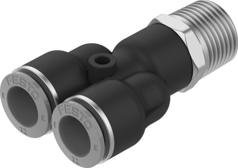 Push-in Y-fitting
