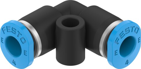 Push-in L-connector