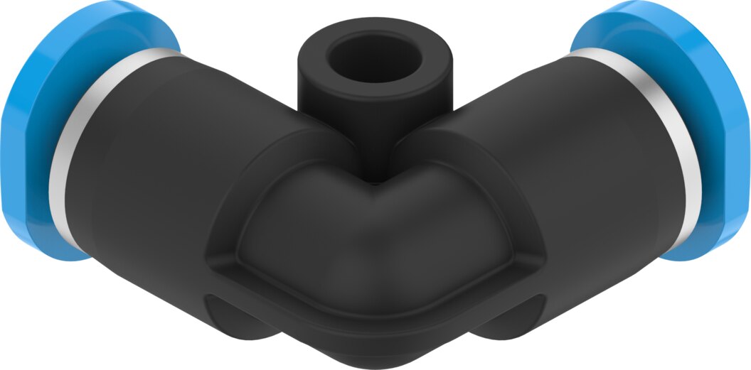 Push-in L-connector