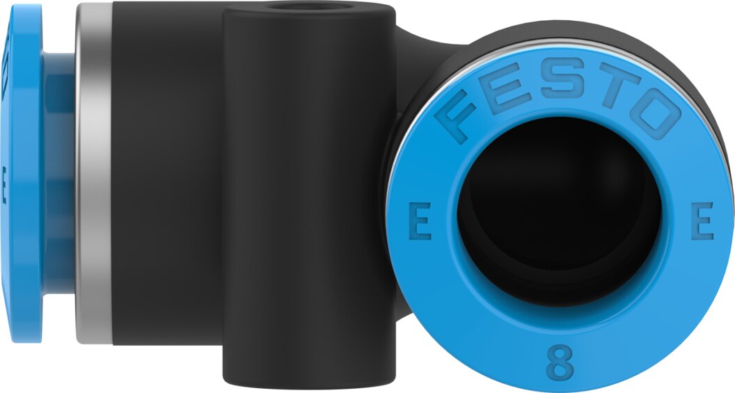 Push-in L-connector