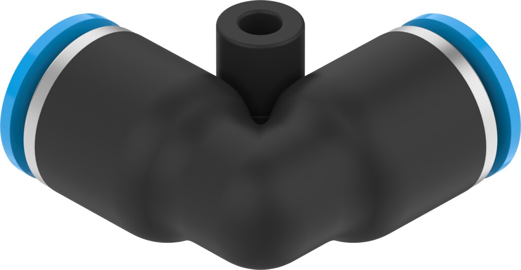 Push-in L-connector