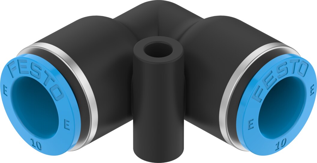 Push-in L-connector