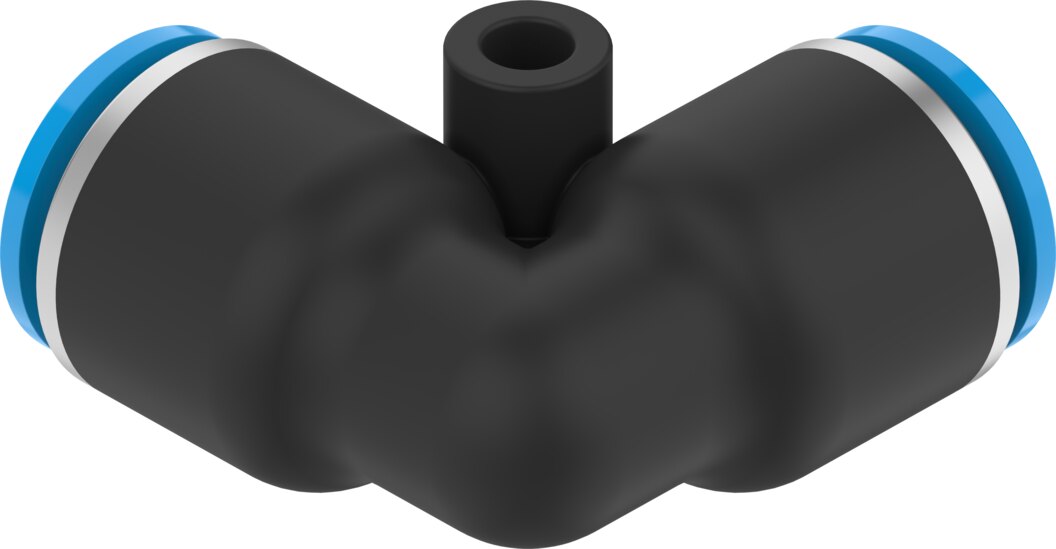 Push-in L-connector