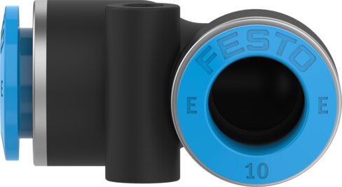 Push-in L-connector