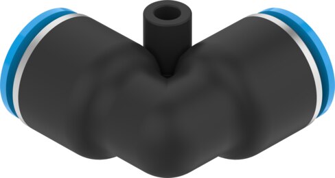 Push-in L-connector